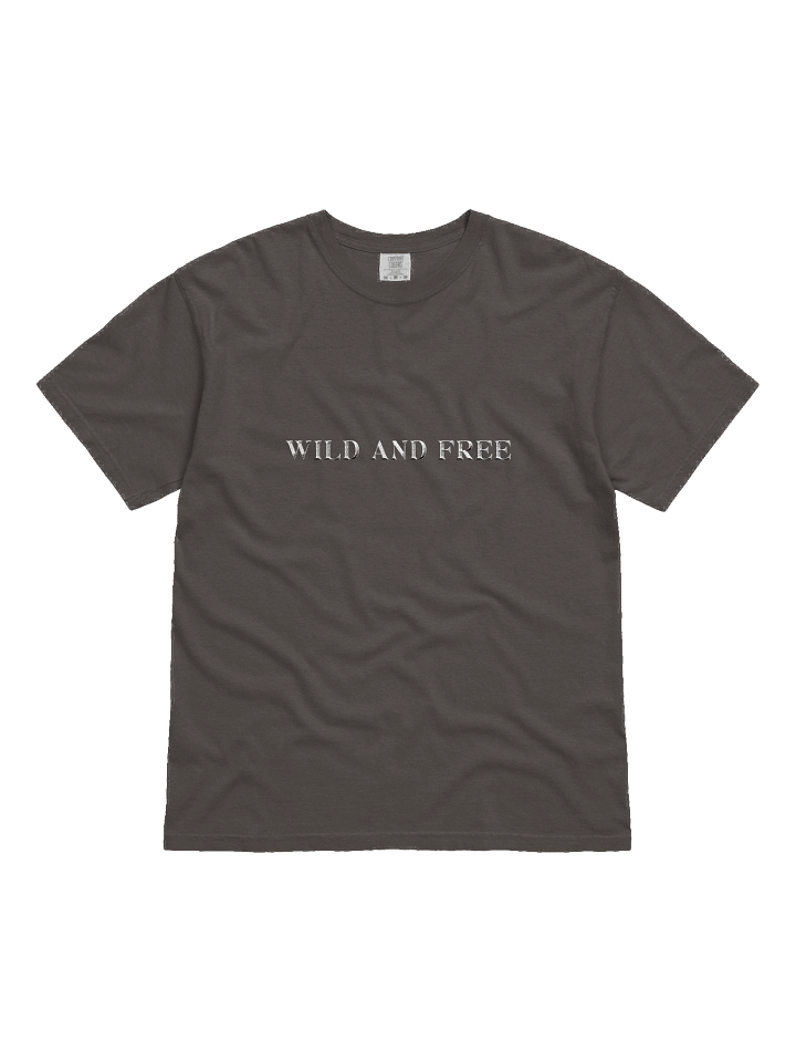 Embroidered Wild And Free Unisex Tee product image (1)