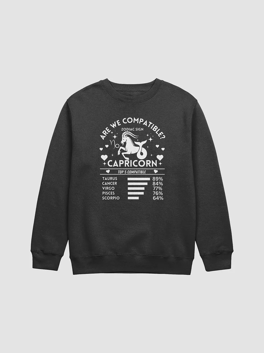 Capricorn Zodiac Sign Romantic Compatibility - Lane Seven Premium Crewneck Sweatshirt product image (2)