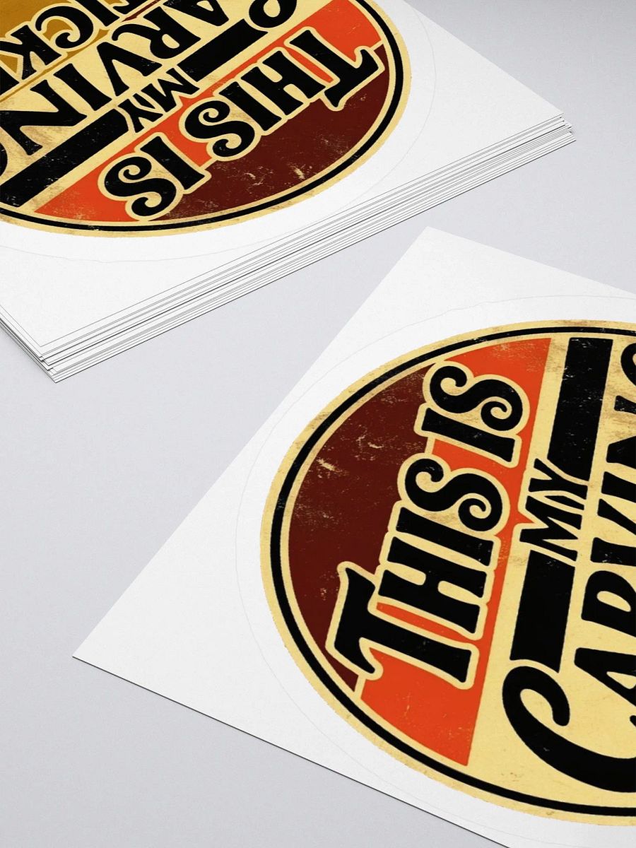 This is My Carving Sticker... Sticker product image (4)