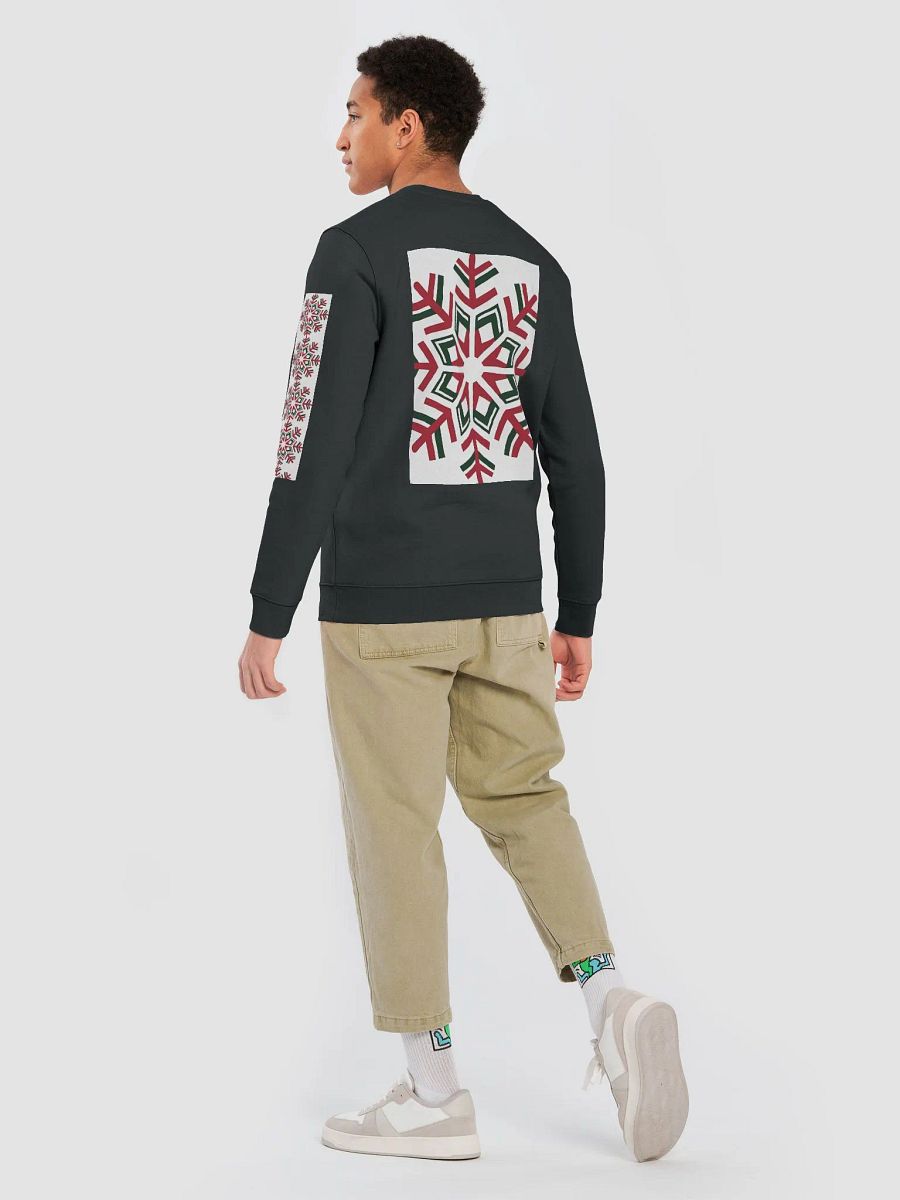 Modern Snowflake Symmetry Eco Sweatshirt product image (10)