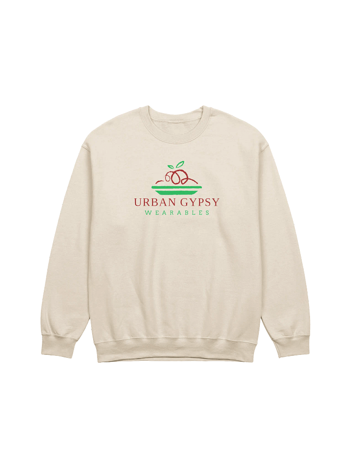 Apple On Plate Classic Crewneck Sweatshirt product image (37)