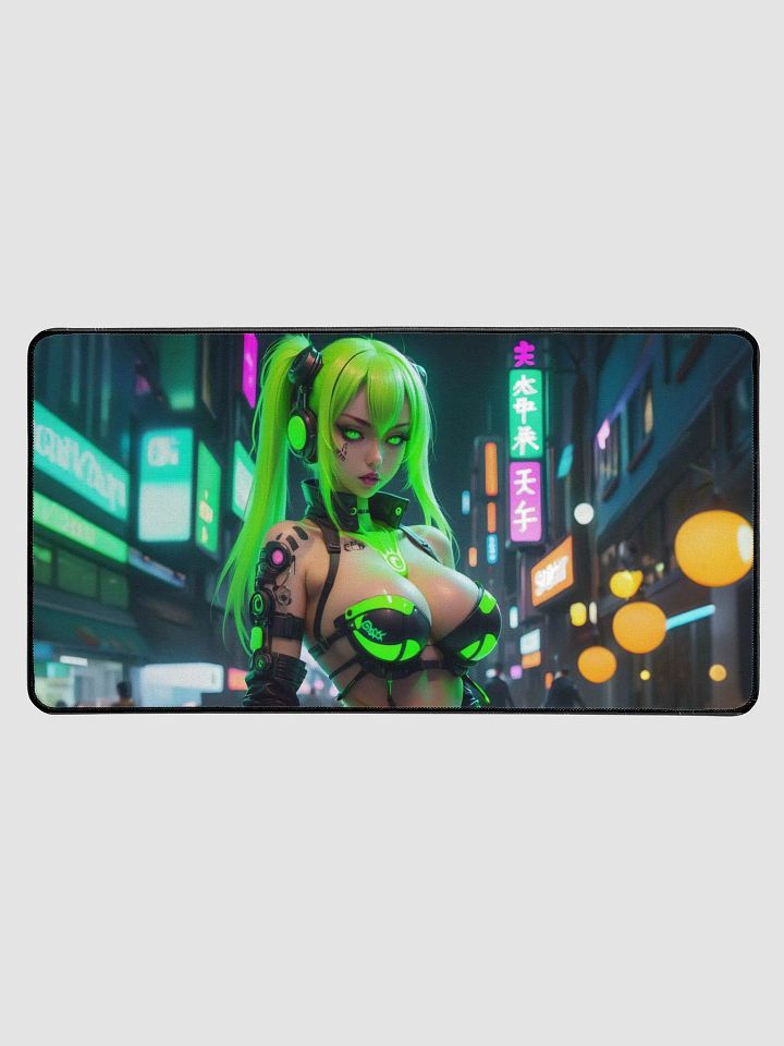 Neon Cybernetic Desk Mat product image (1)