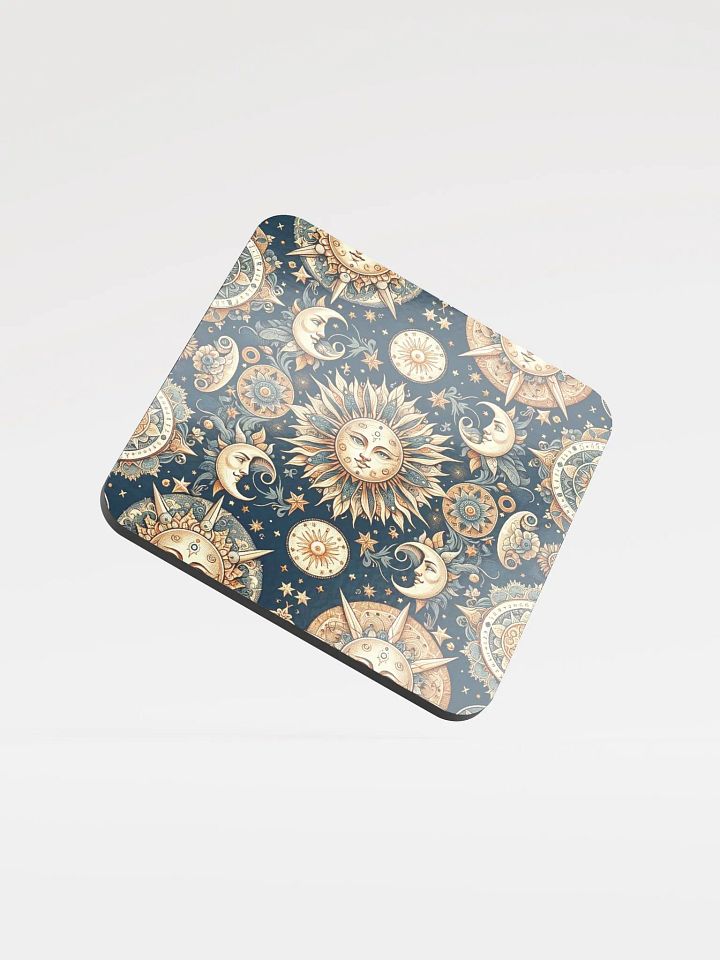 Glossed Cork Coaster product image (1)