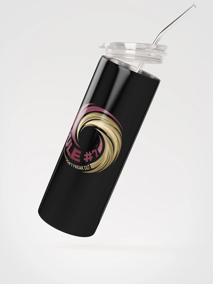 Rule #7 Stainless Steel Tumbler Garnet and Gold product image (3)