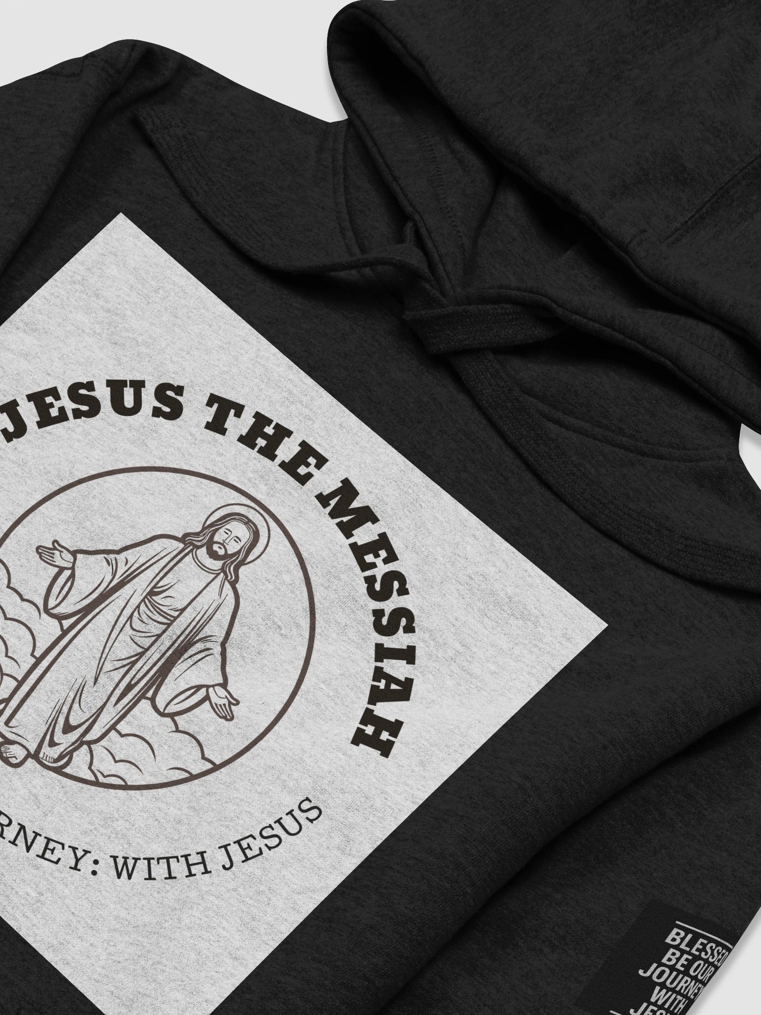 Jesus The Messiah Premium Hoodie – Blessed Journey Edition (Front & Back Print) product image (3)