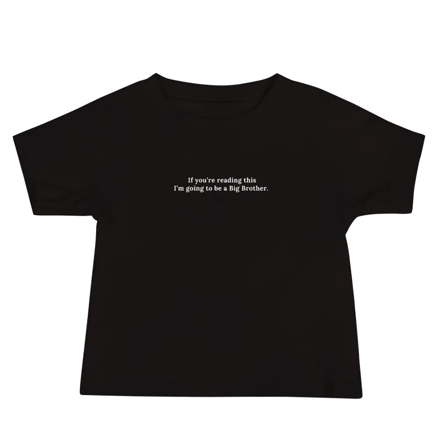 Big Brother To Be - Baby Short Sleeve Dark Tee product image (5)