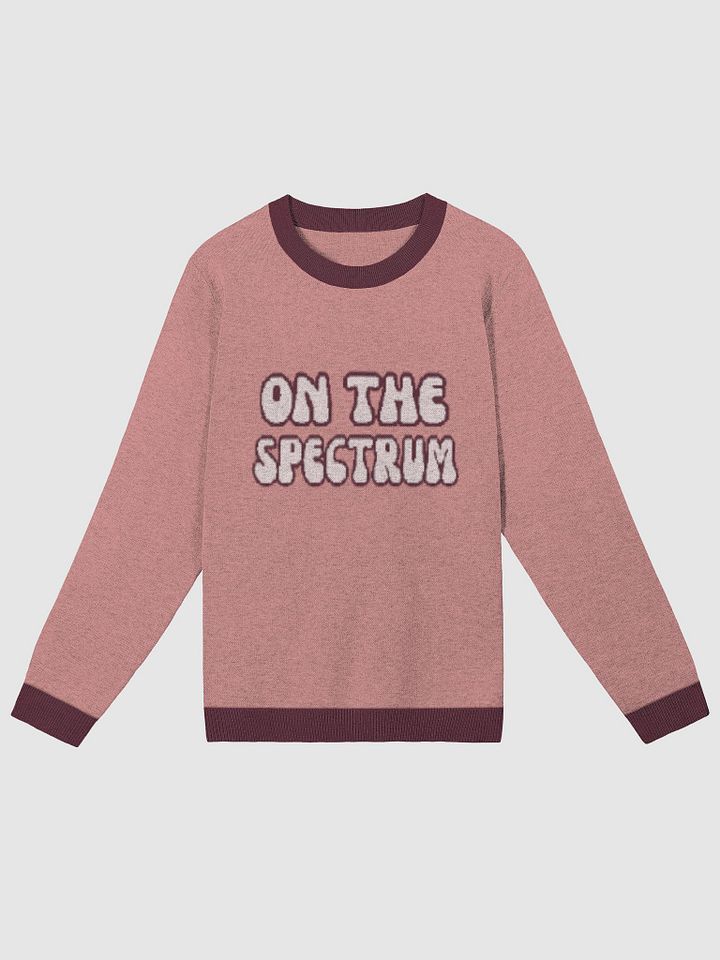ON THE SPECTRUM (tri-tone groovy pink design) classic fit crewneck product image (5)