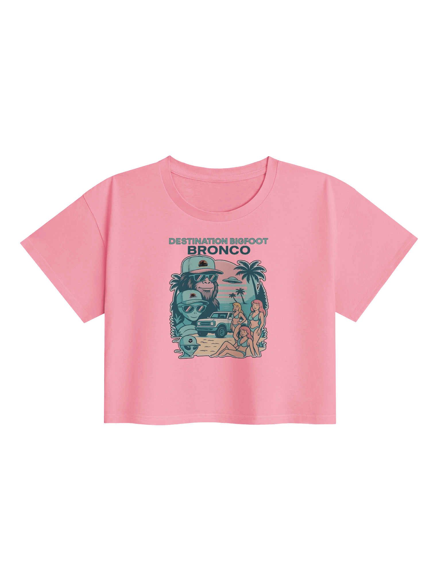 Destination Bigfoot Bronco Legends Of Sunset Best Friends Crop Top (Multiple Colors Available) product image (9)
