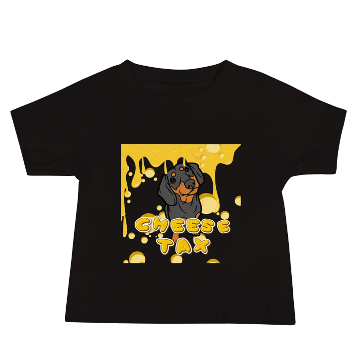 Cheese Tax Dog Cartoon Baby Tee product image (2)