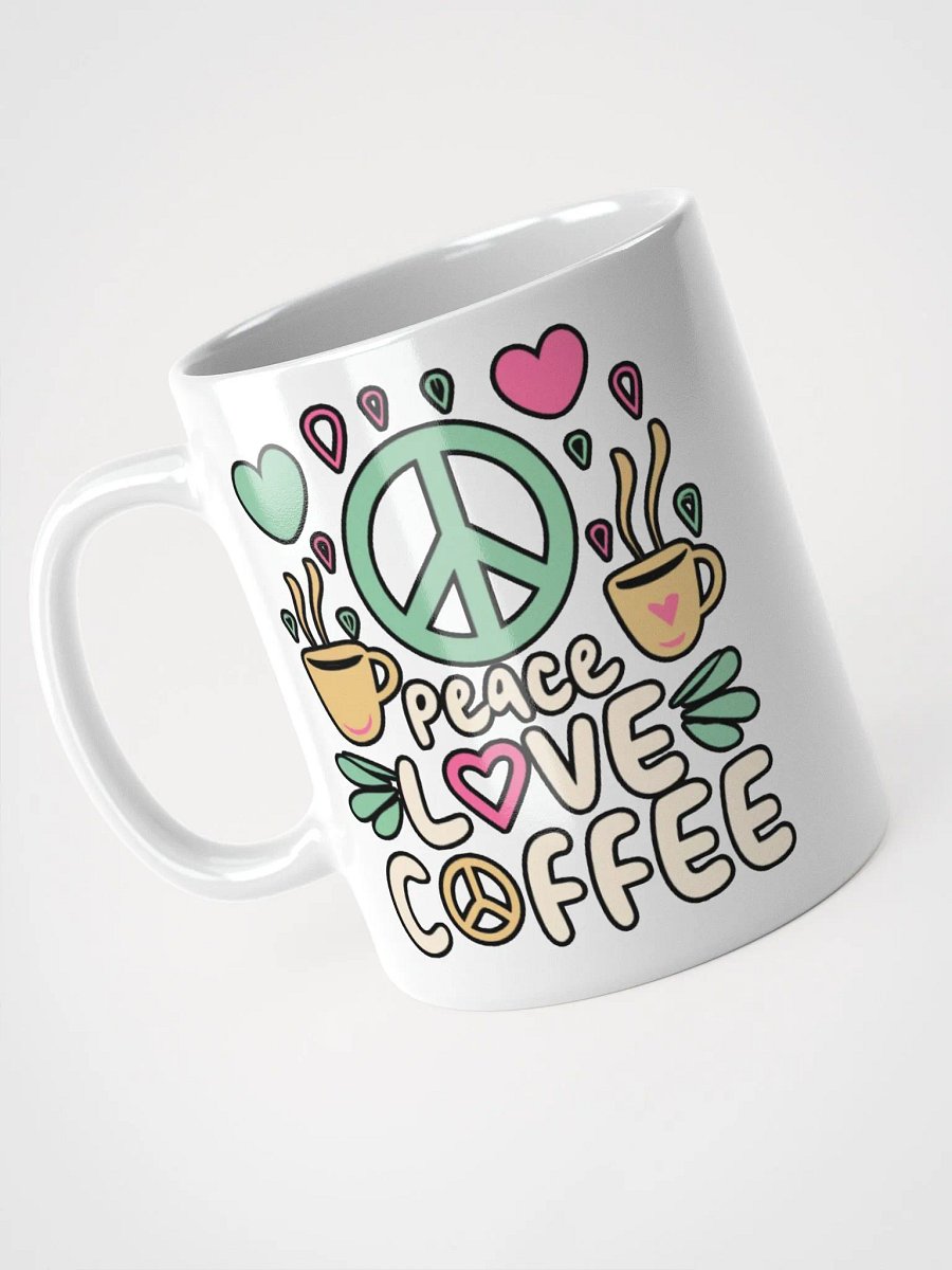 Peace Love Coffee Addict Mug product image (3)