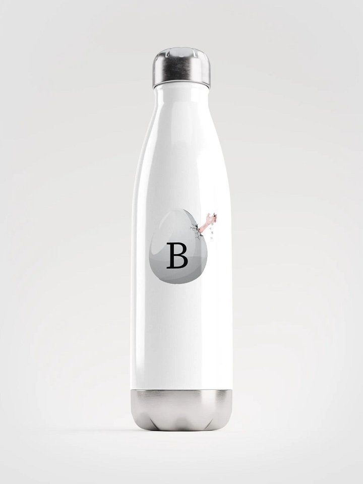 Steel bottle white product image (1)