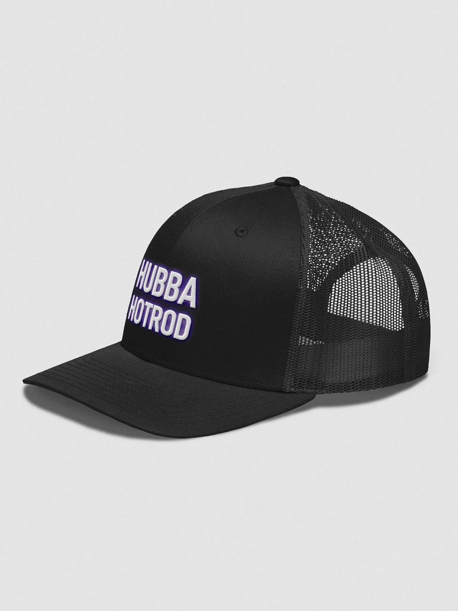 QSHW HUBBA HOTROD EMBROIDERED LOGO RETRO TRUCKER HAT product image (2)