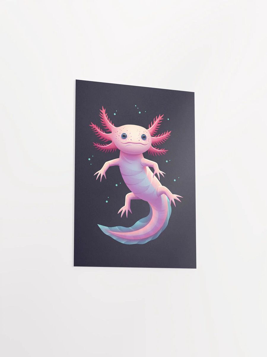 The Axolotl's Aura Art Poster product image (15)