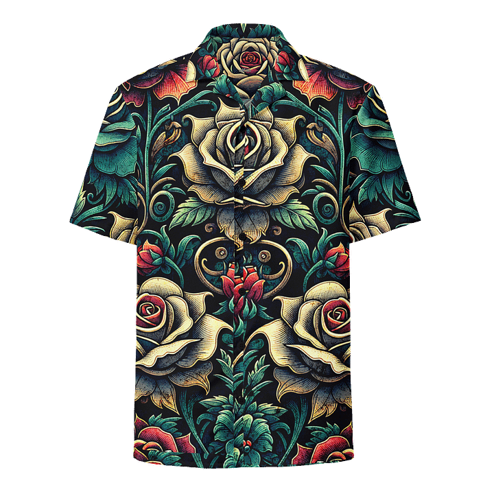 Rose Tropical Breeze Hawaiian Shirt product image (1)