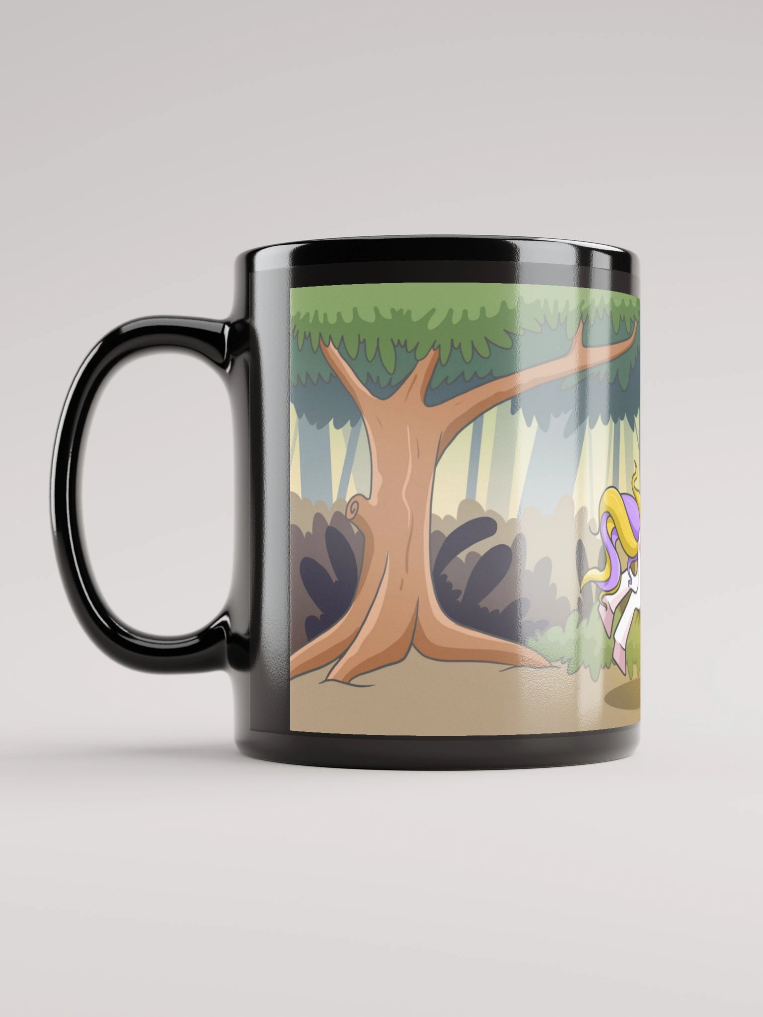 Unicorn Mug, Glossy Black product image (6)
