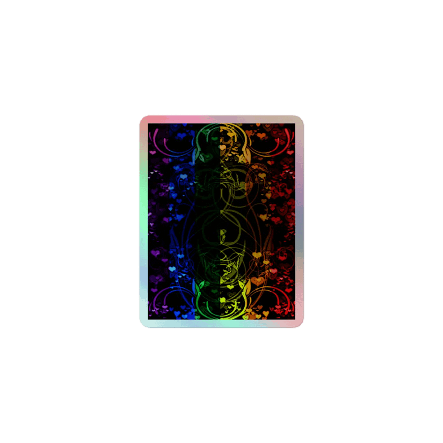 Pride Flag Sticker (Flourish Variation) product image (1)