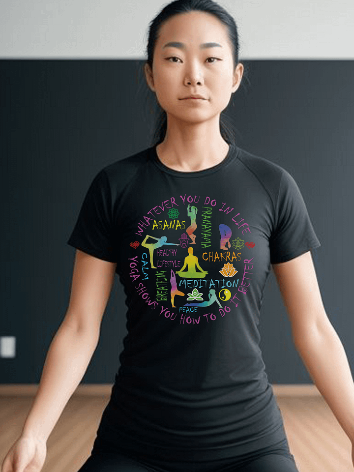 Yoga Meditation Trainer Chakra Asanas Yogi Class T shirt product image (1)