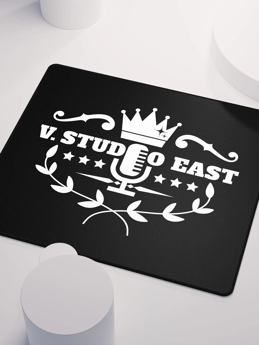 Black mousepad with white logo (large) product image (2)