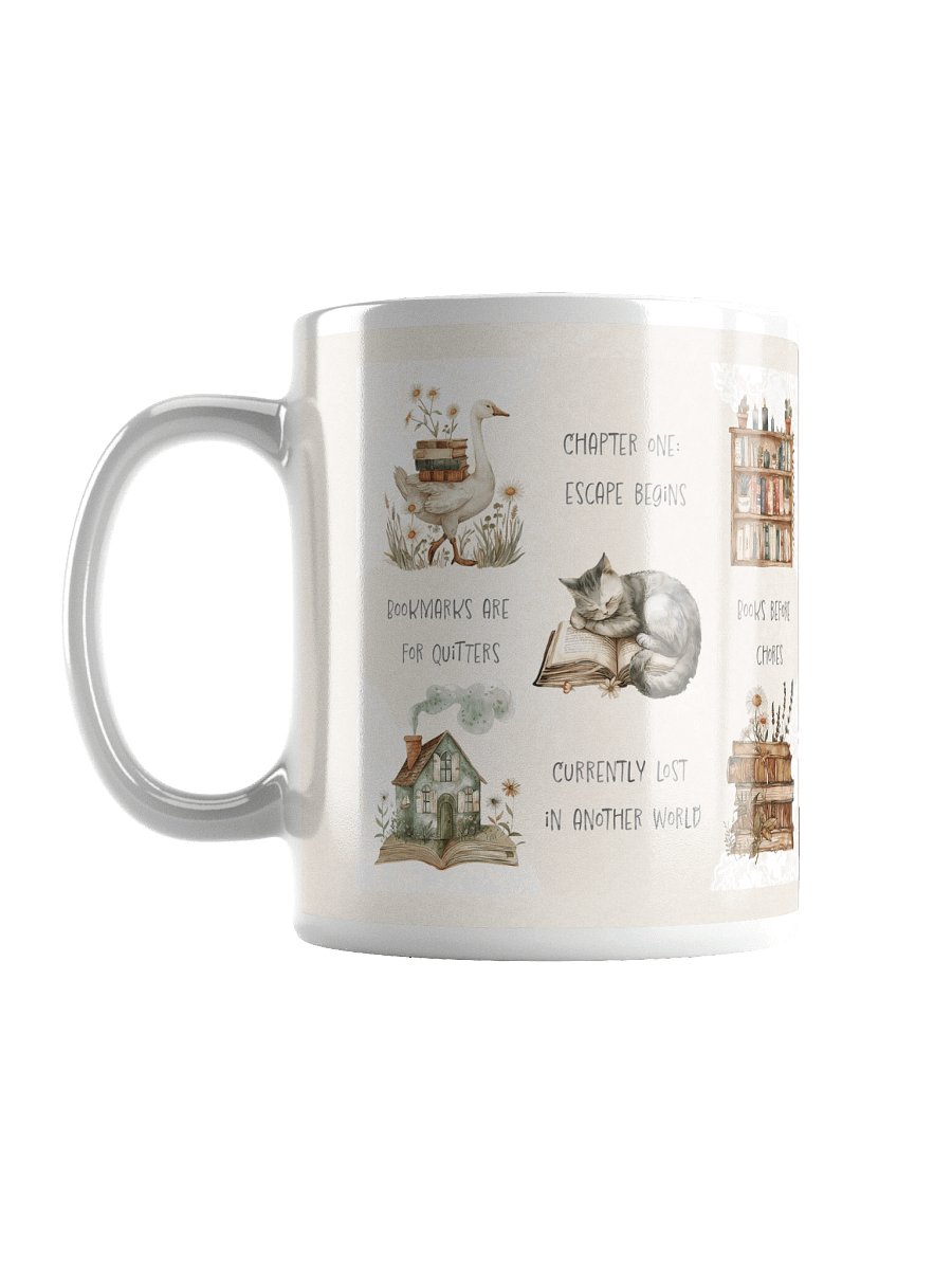 Escape Begins Glossy Ceramic Mug product image (2)