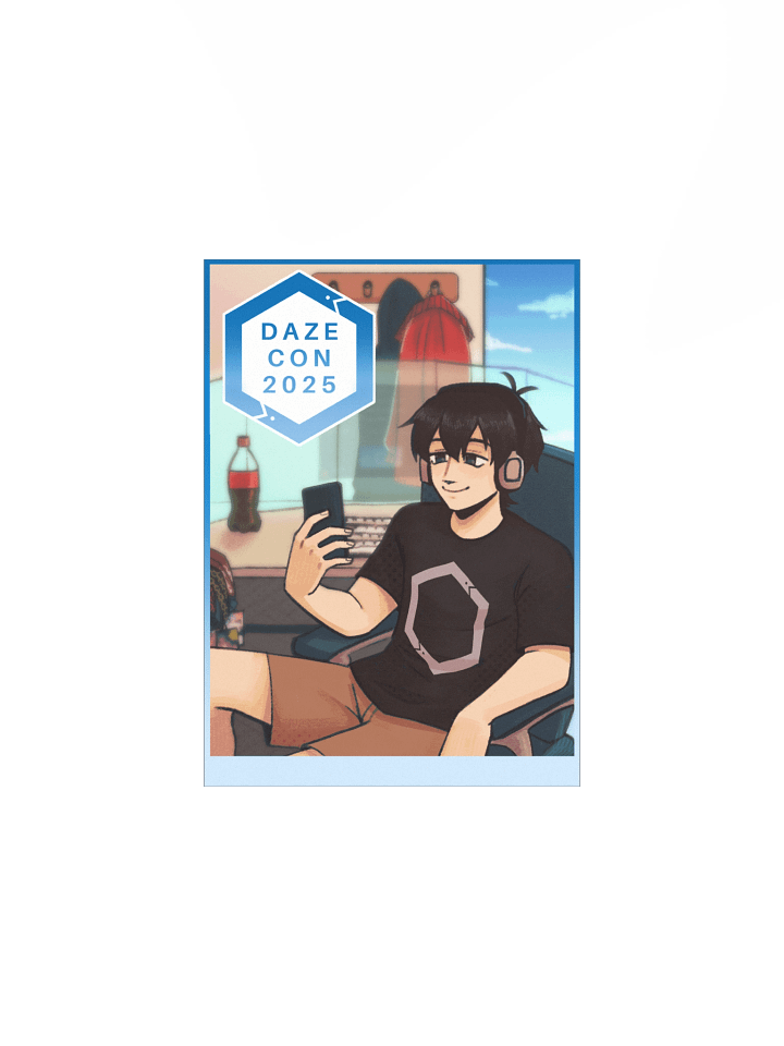 DazeCon 2025 Badge Poster product image (1)