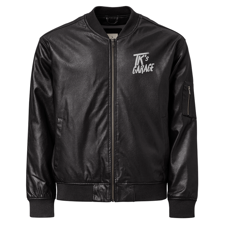 TKs Garage Leather Bomber Jacket product image (1)