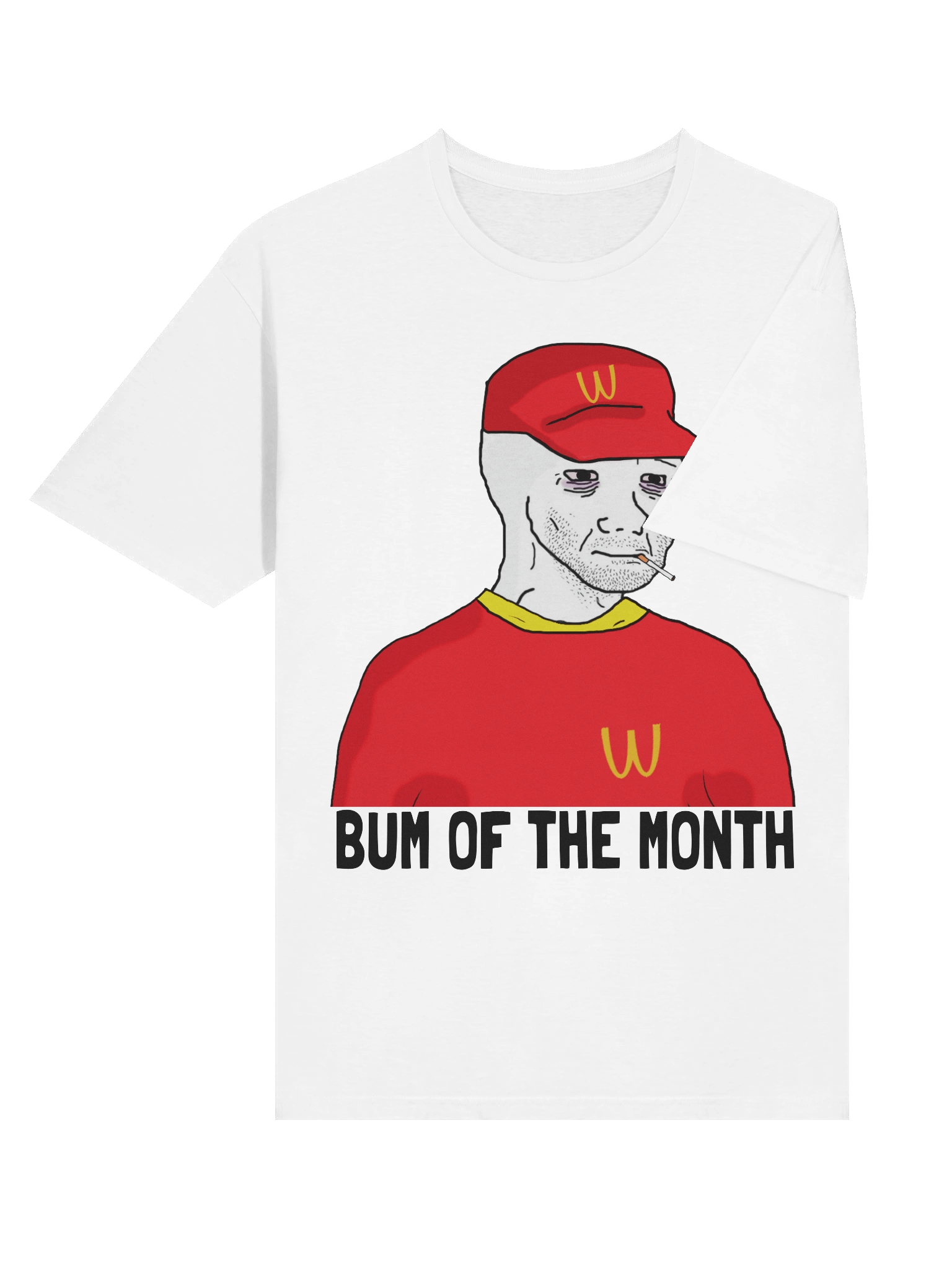 Wojak Tee - Bum of the month (WAGEDONALD) 🔥🍔 product image (6)