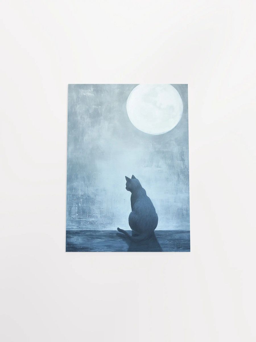 Moonlit Contemplation Poster product image (7)