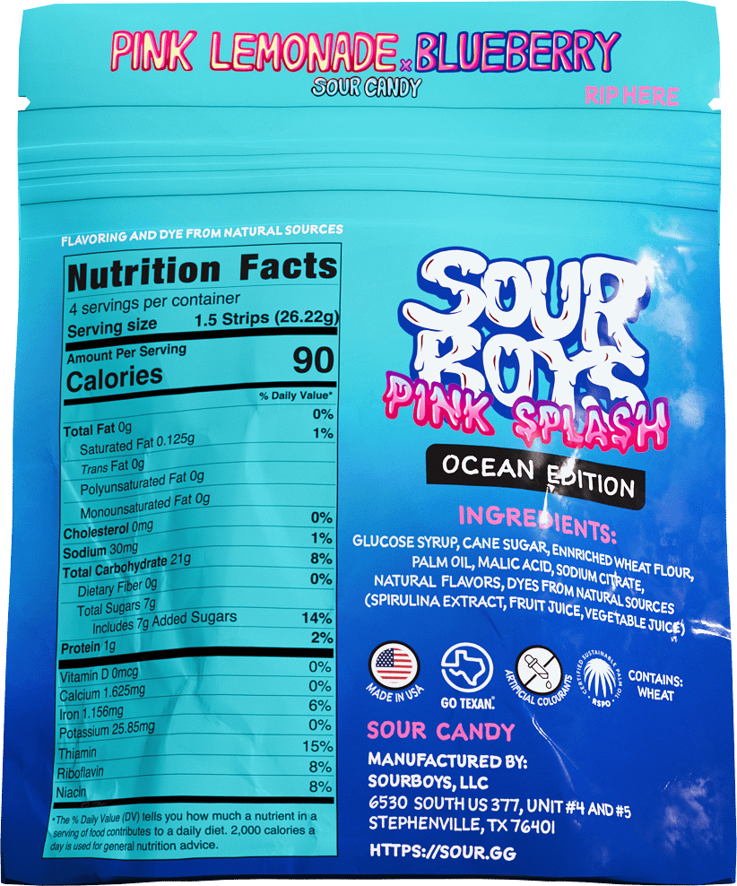 Pink Splash SourBoys product image (2)