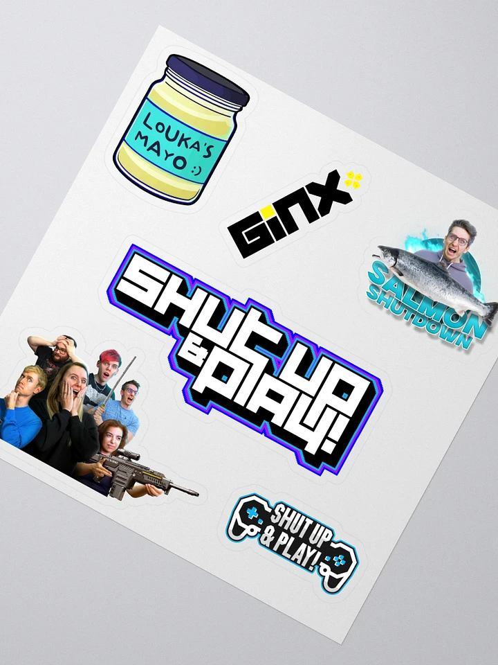 Shut Up & Play Sticker Set product image (2)