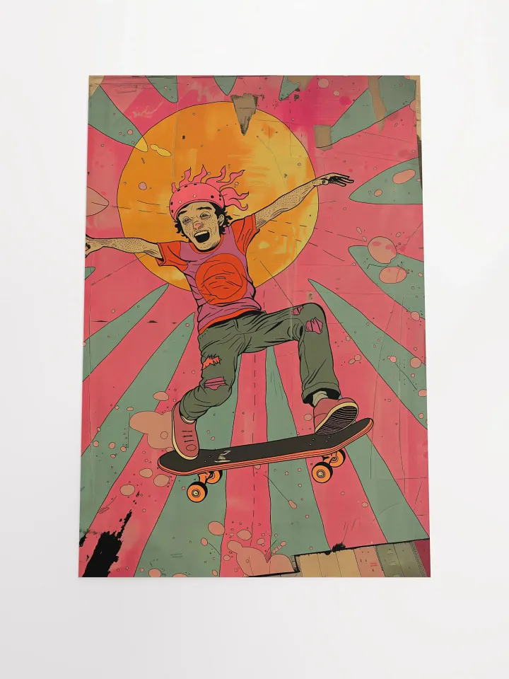 Rad Ramp Ripper Pop Art Poster product image (1)