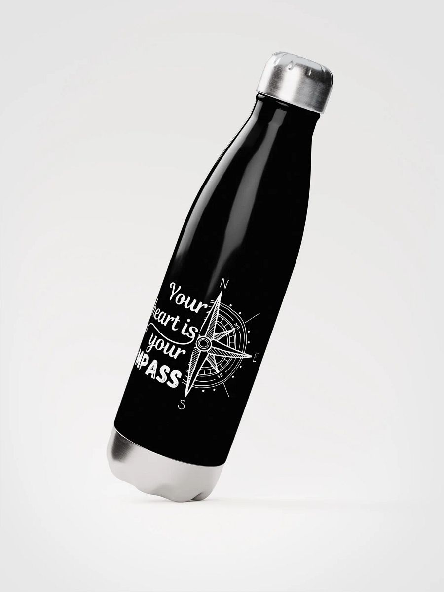 Your Heart’s Compass Stainless Steel Water Bottle product image (2)