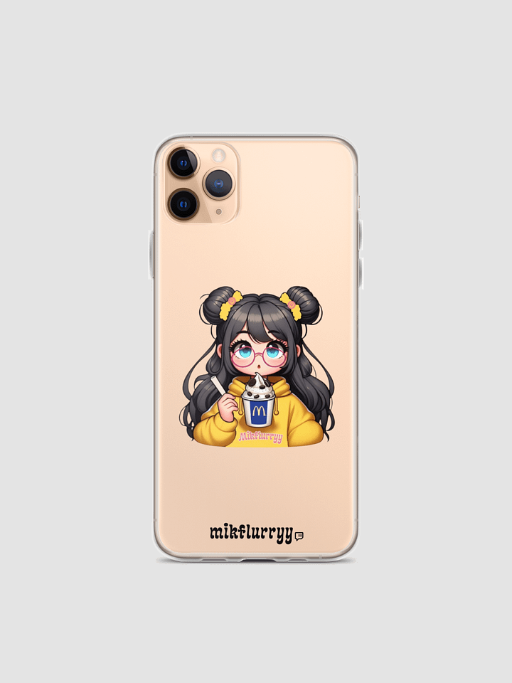Flurry Clear Phone Case product image (1)