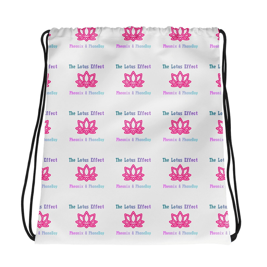 Lotus Multi-Logo Drawstring Bag product image (1)