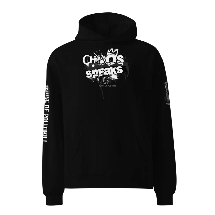 Chaos Speaks Hoodie 100% Cotton product image (1)