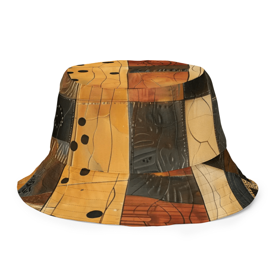 African Earthy Mosaic: Reversible Bucket Hat product image (8)
