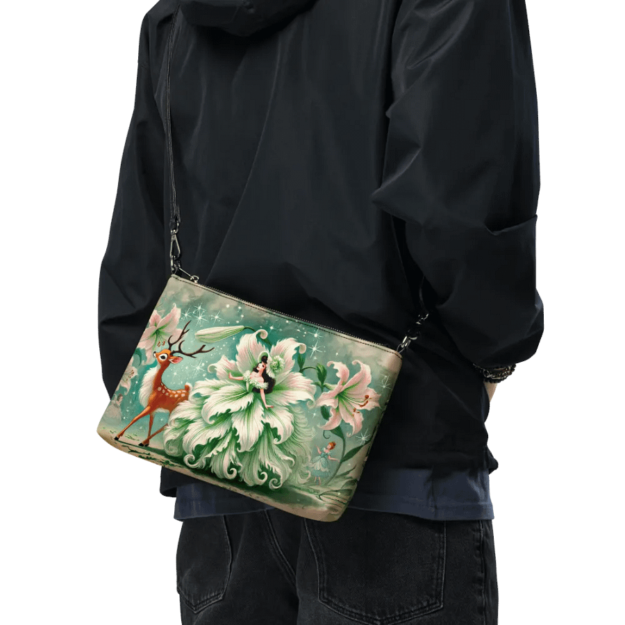 Forest Fairy with Reindeer Crossbody Bag - Fairytale Purse product image (9)
