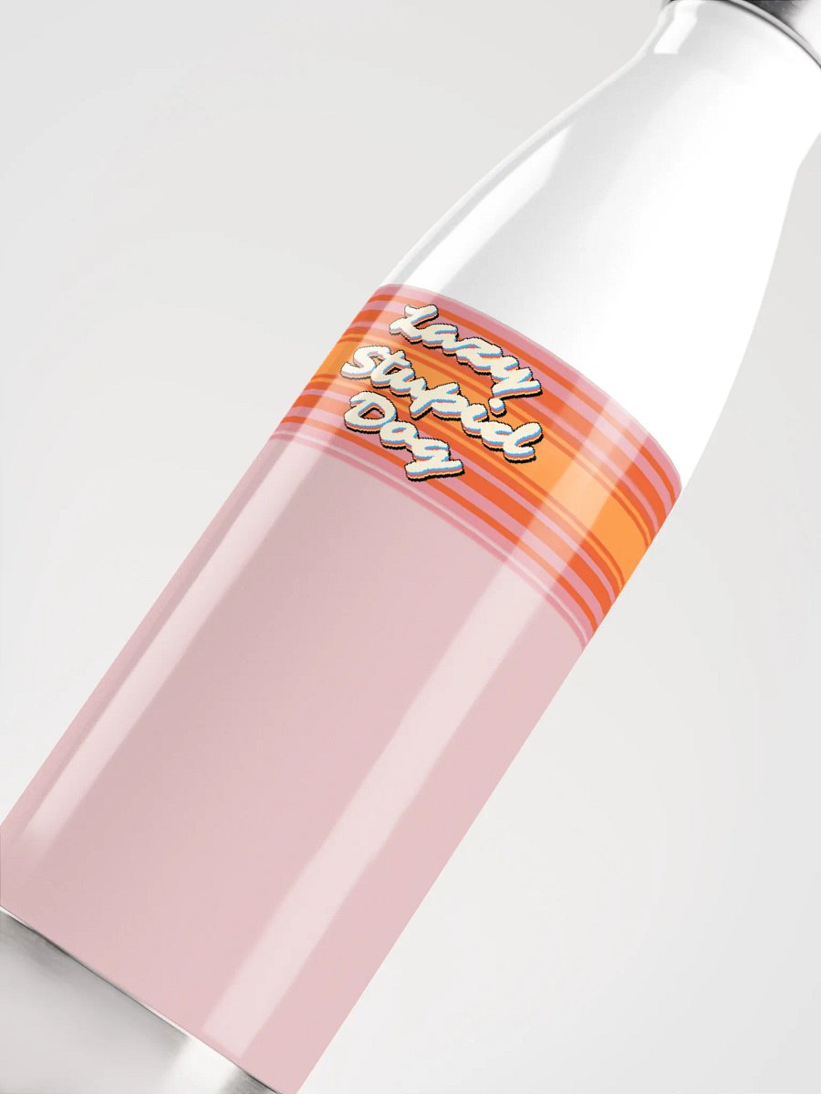 "Lazy Stupid Dog" Stainless Steel Water Bottle product image (5)