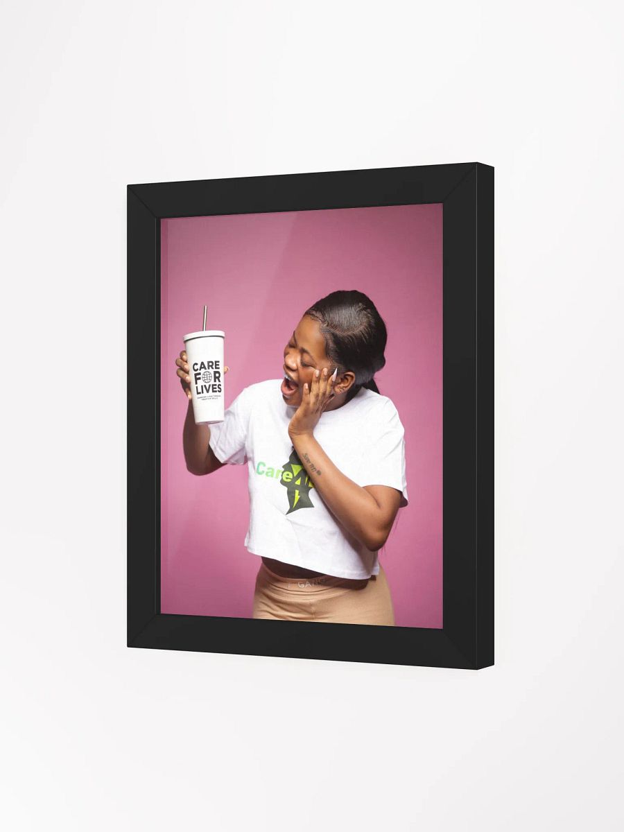 Care 4 Lives Framed High-Quality Matte Poster (in product image (17)
