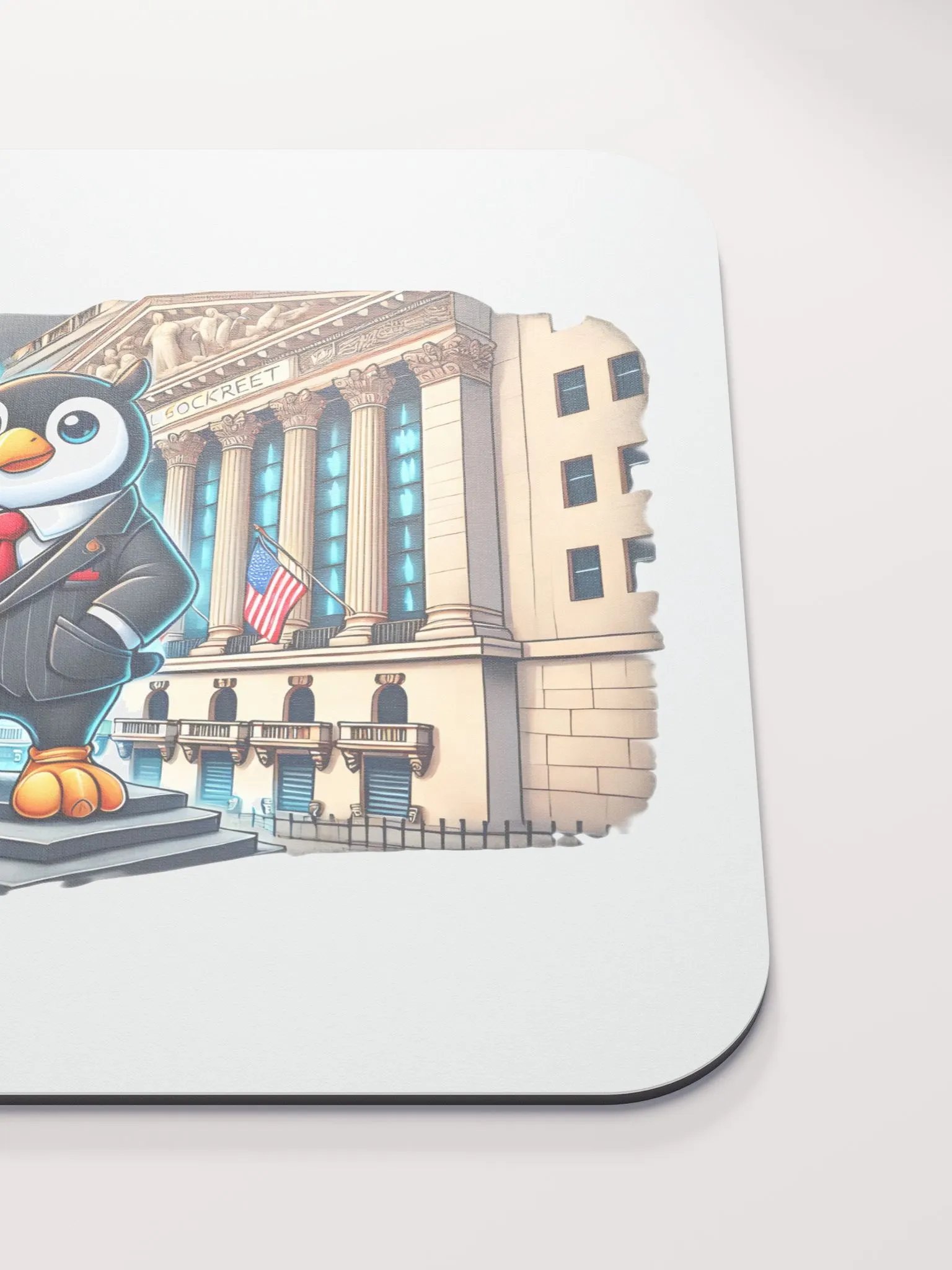 Penguin of Wall Street Mouse Pad product image (7)