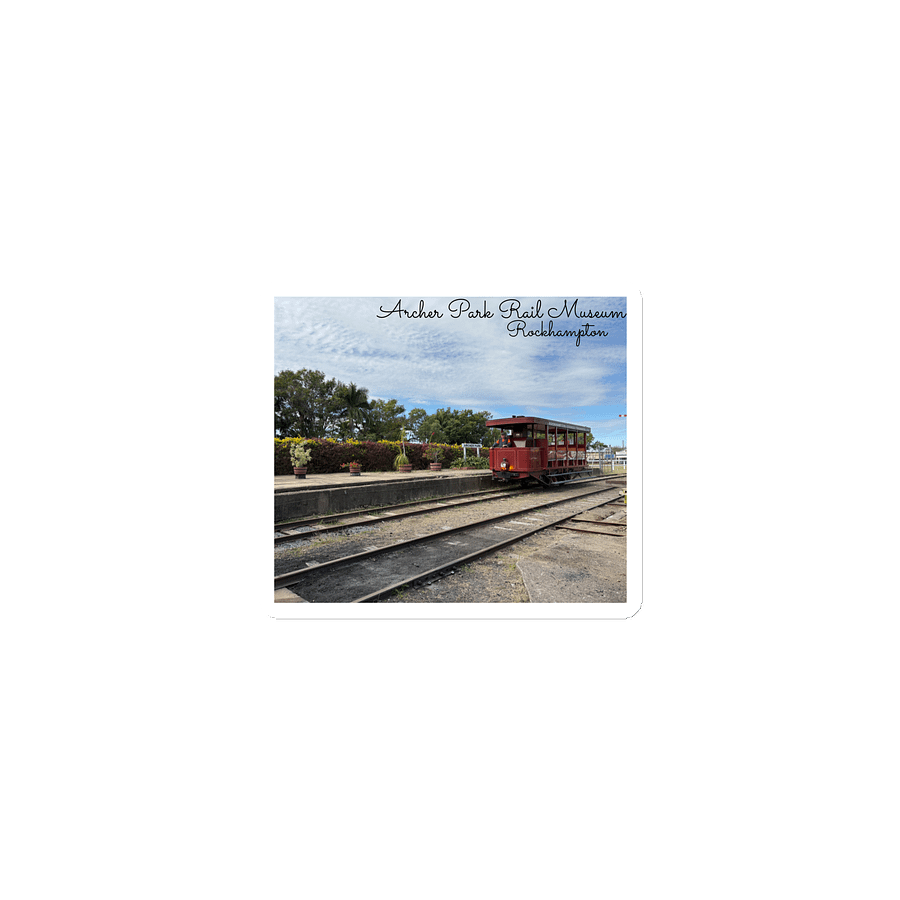 Archer Park Rail Museum Purrey Steam Tram Magnet product image (1)