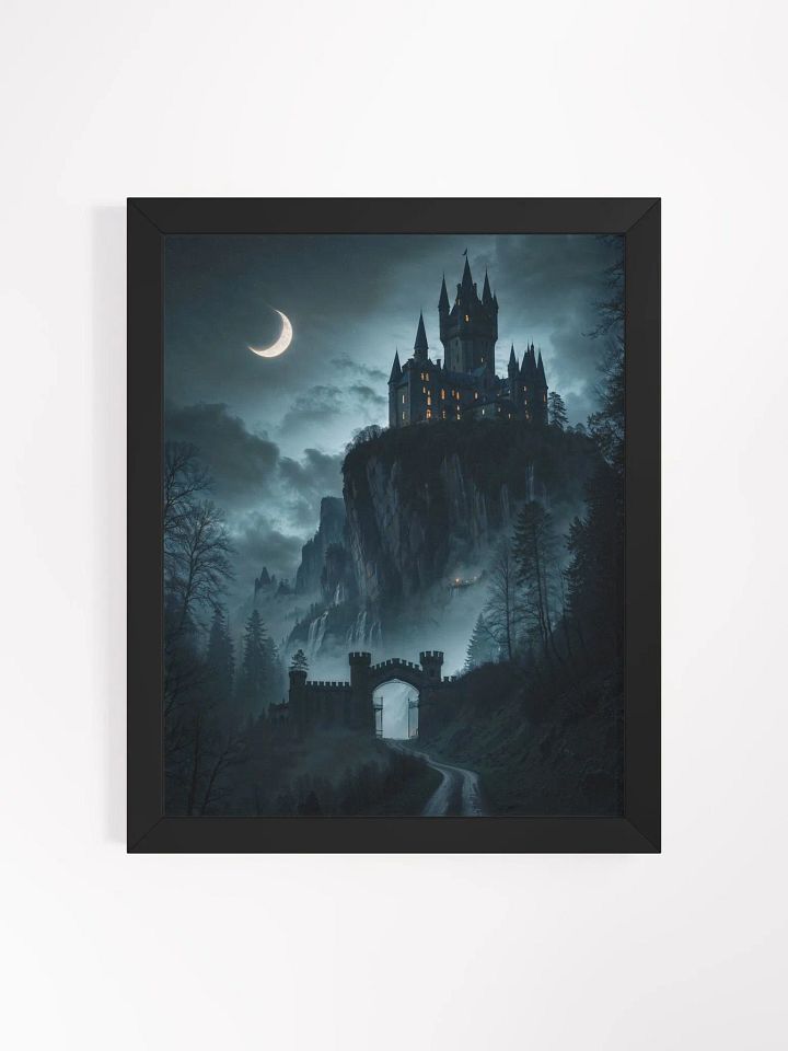 Gothic Moonlit Castle Framed Print product image (5)