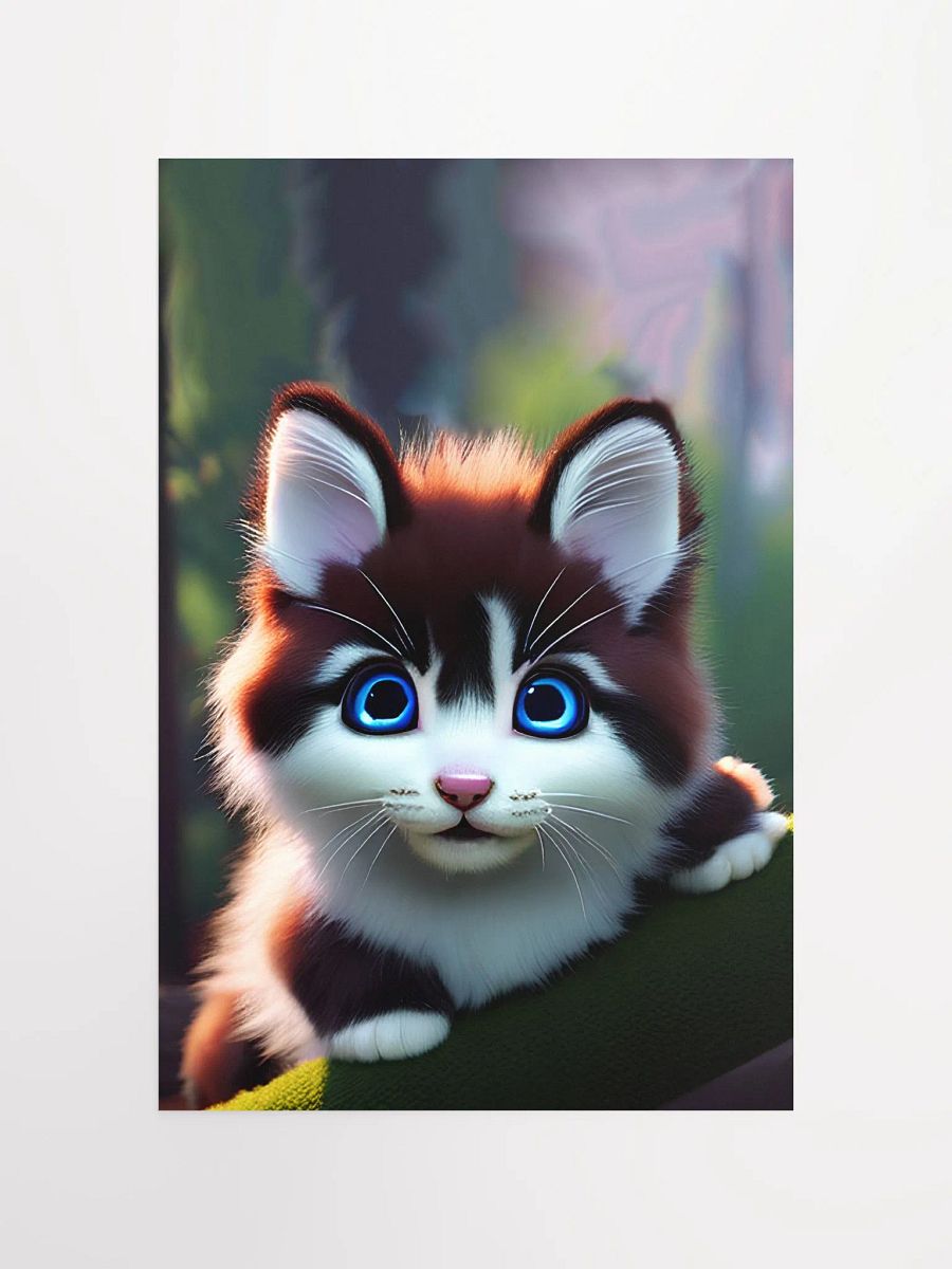 Enchanting Whiskers - Forest Gaze Poster product image (10)