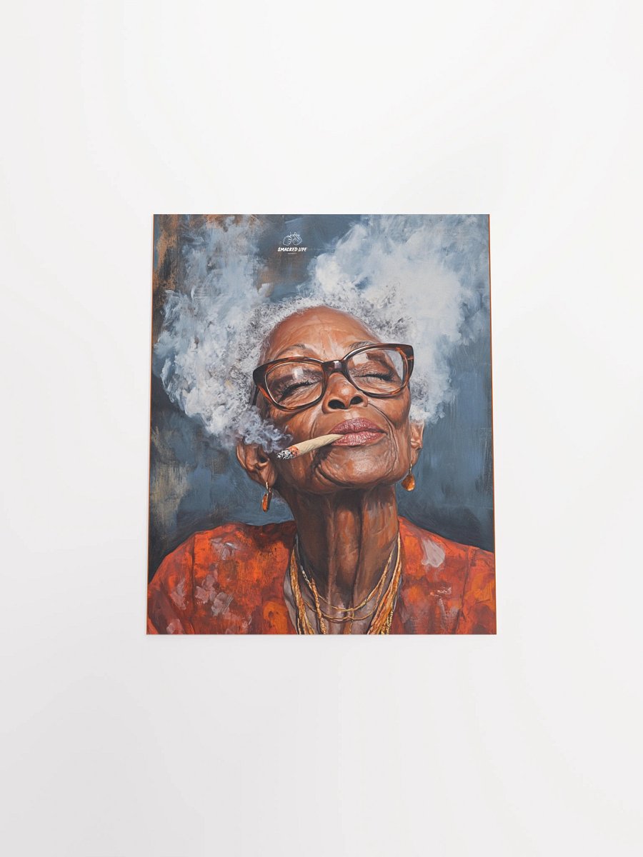 420 Stoner Art – Afrocentric Cannabis Queen Poster Unframed product image (8)