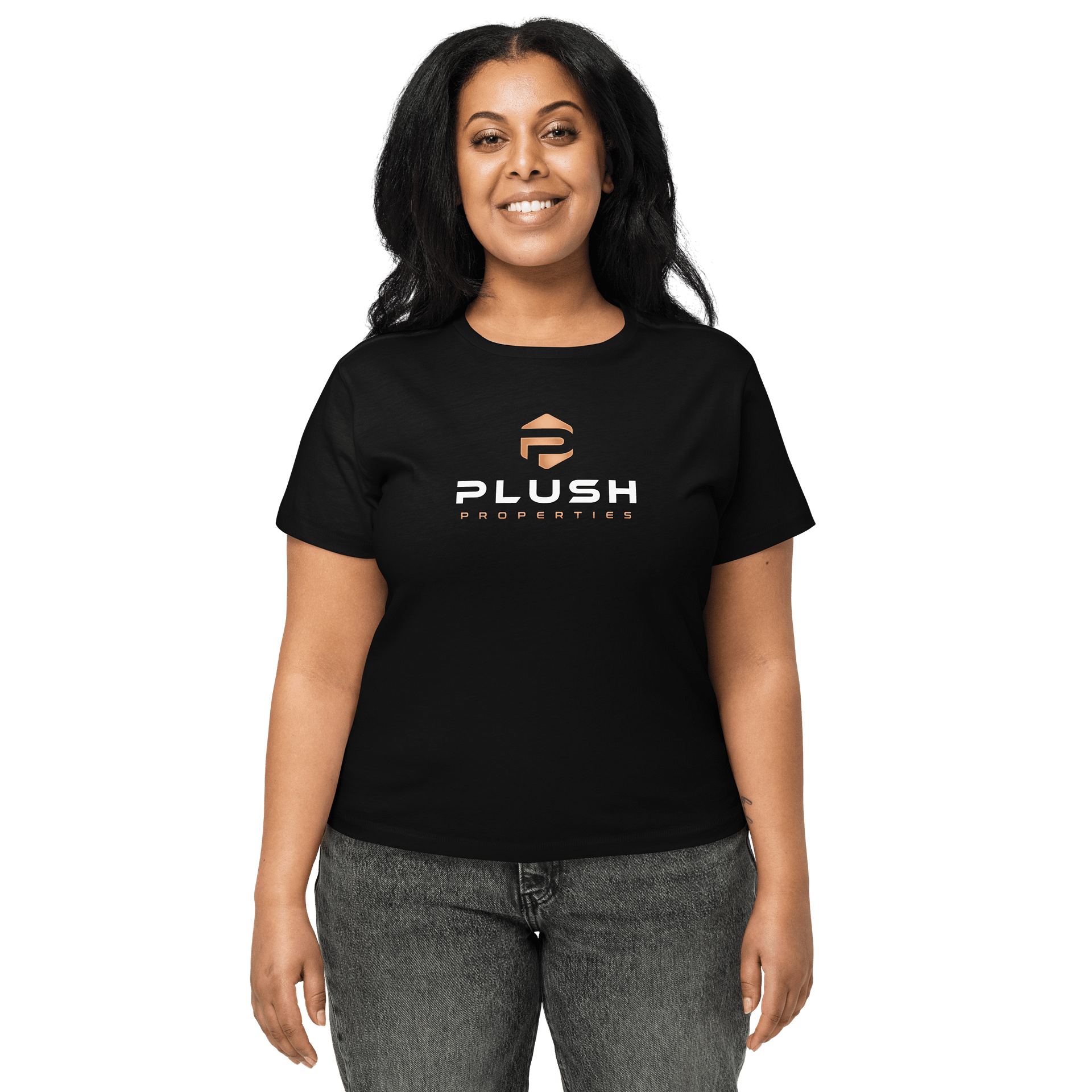 Plush Cotton Heritage Women's High-Waisted Tee product image (1)