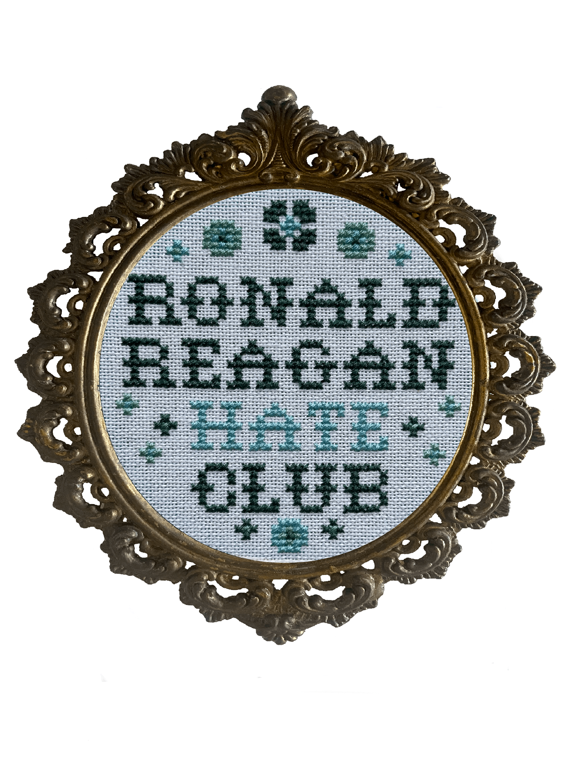Reagan Hate Club - Cross Stitch Kit product image (3)