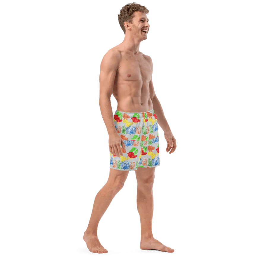 Soft and silky classic men's swim trunks product image (12)