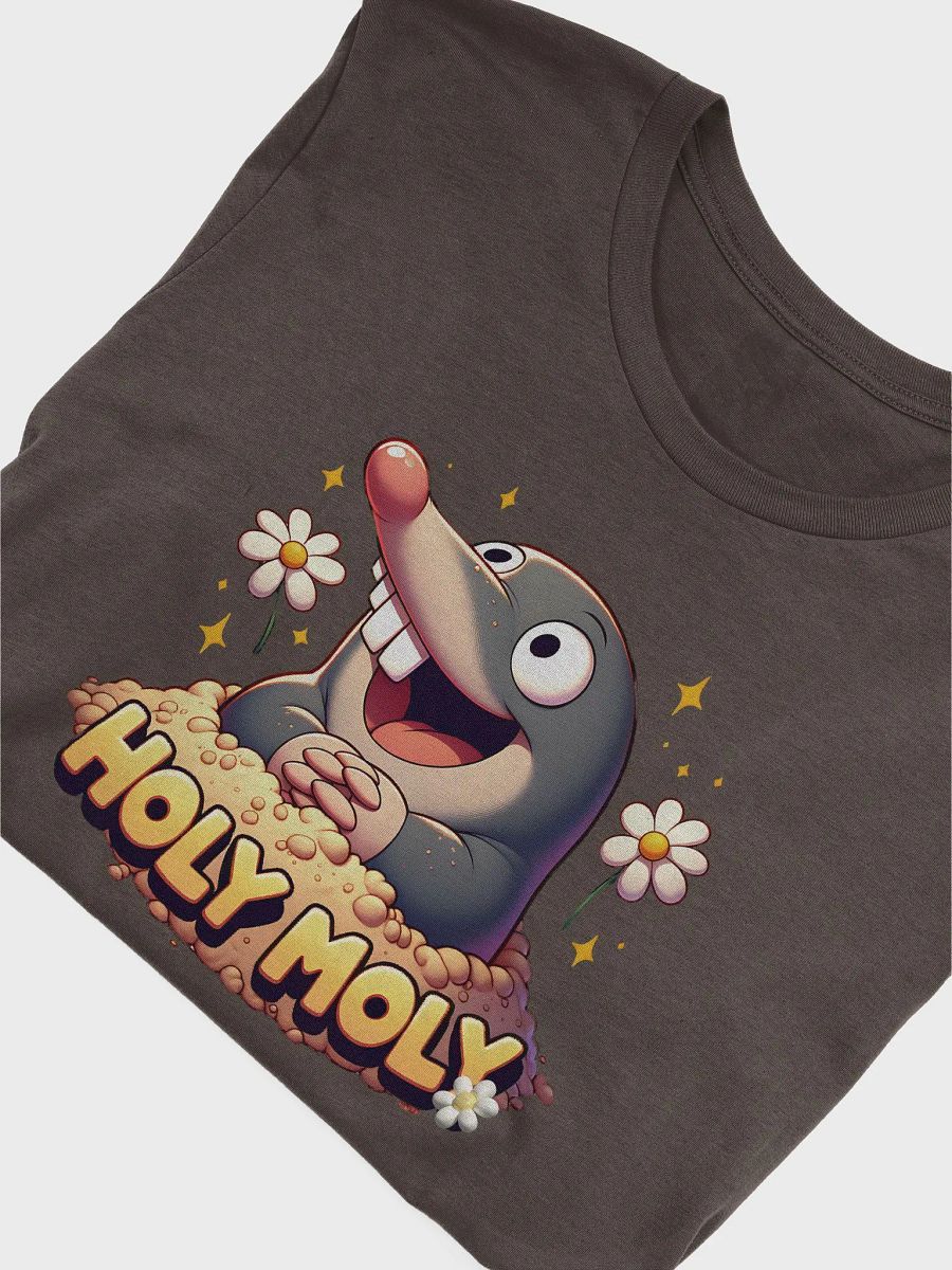 Holy Moly Cute Mole and Daisy T-shirt Design product image (66)