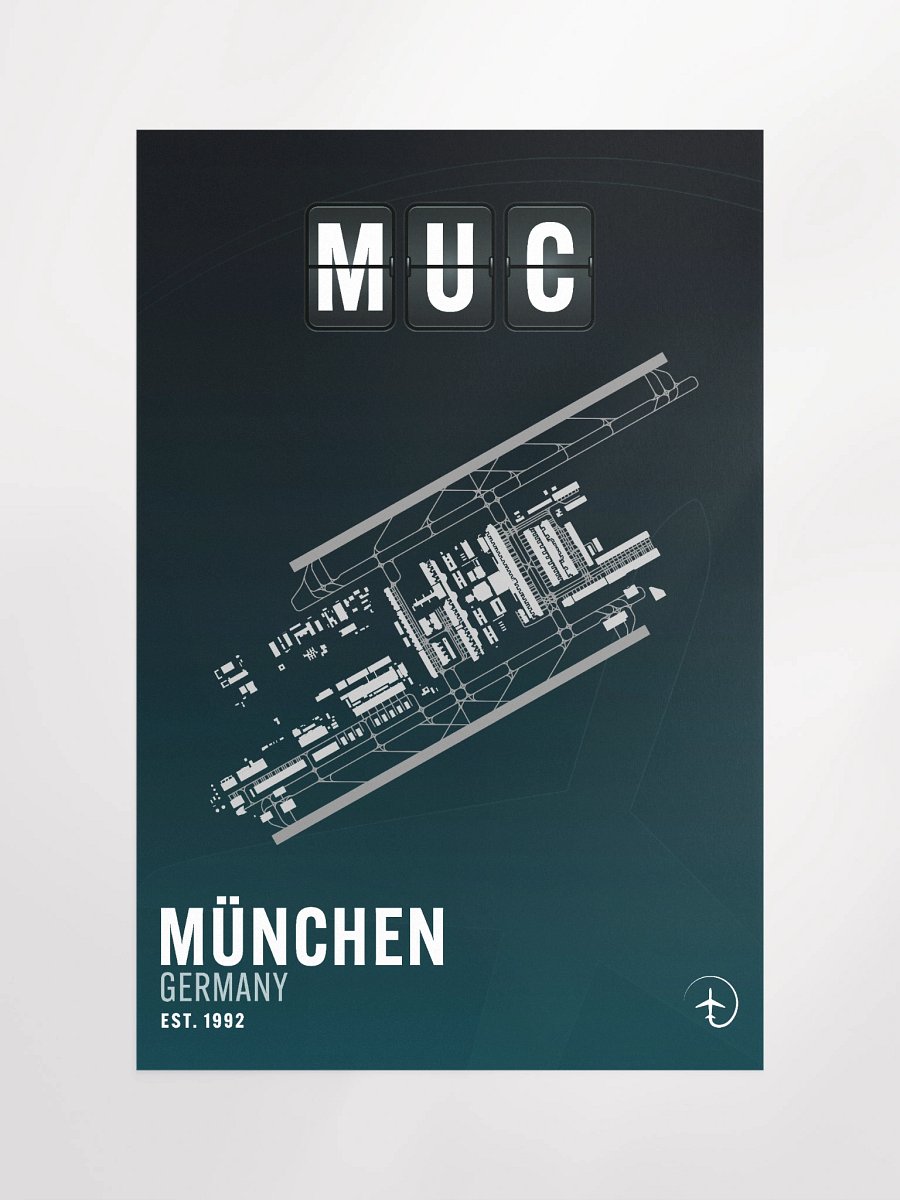 Munich MUC Poster product image (1)