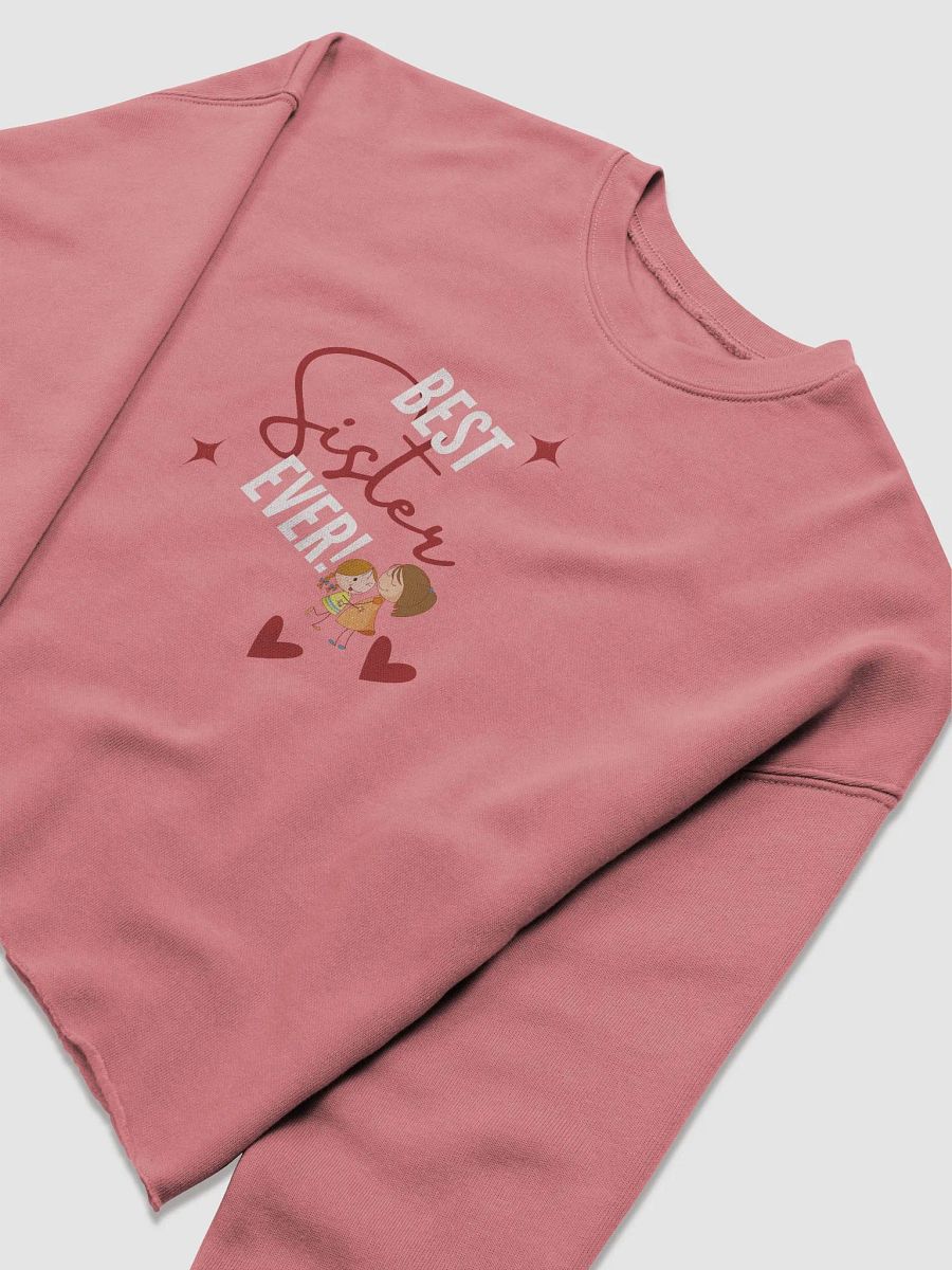 BEST Sister EVER Fleece Crop Sweatshirt product image (5)