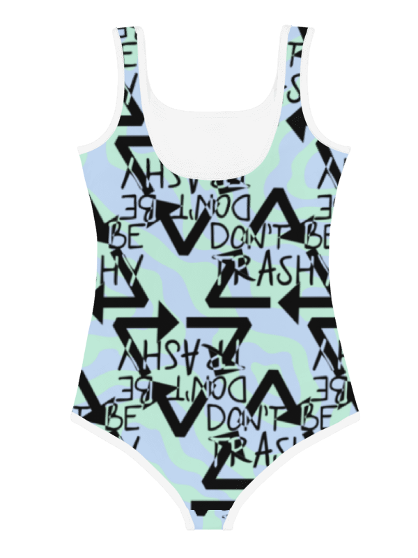 Eco-Friendly Explorer | All-Over Print Kids Swimsuit product image (1)